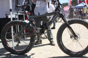 THIS MOUNTAIN BIKE WAS PRETTY  INTERESTING IN THAT IT HAD INFLATABLE/DEFLATABLE TIRES WITH A FLICK OF A SWITCH.