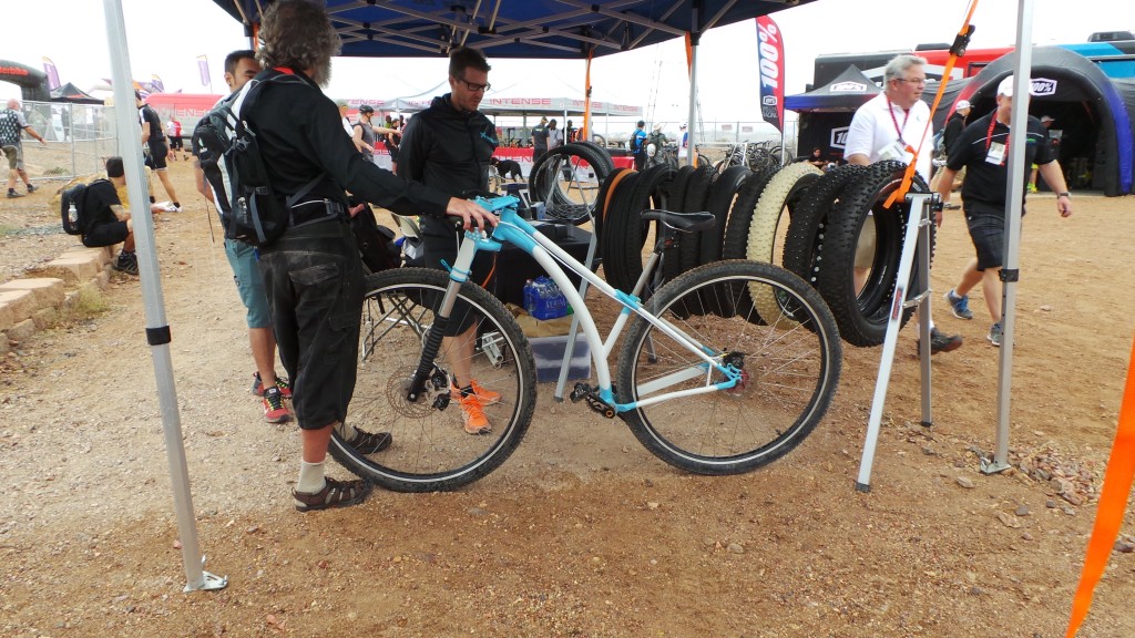 "I just know this tire size will be a way bigger hit then 29er guys."