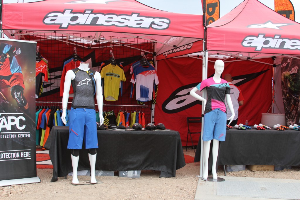 Alpinestars at the demo.