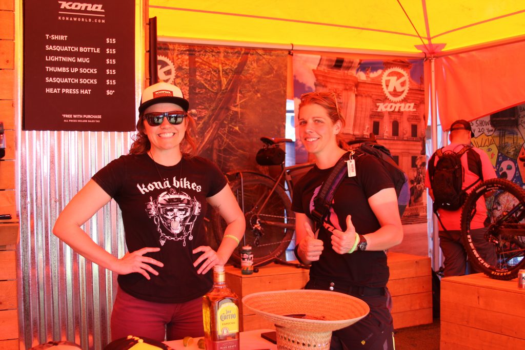 KONA BICYCLES WAS SERVING UP THE BEERTITAS, OH SO GOOD
