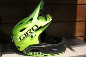 GIRO SWITCHBLADE LOOKS LIKE A DH HELMET, BUT NOT RATED FOR THE HARDCORE STUFF