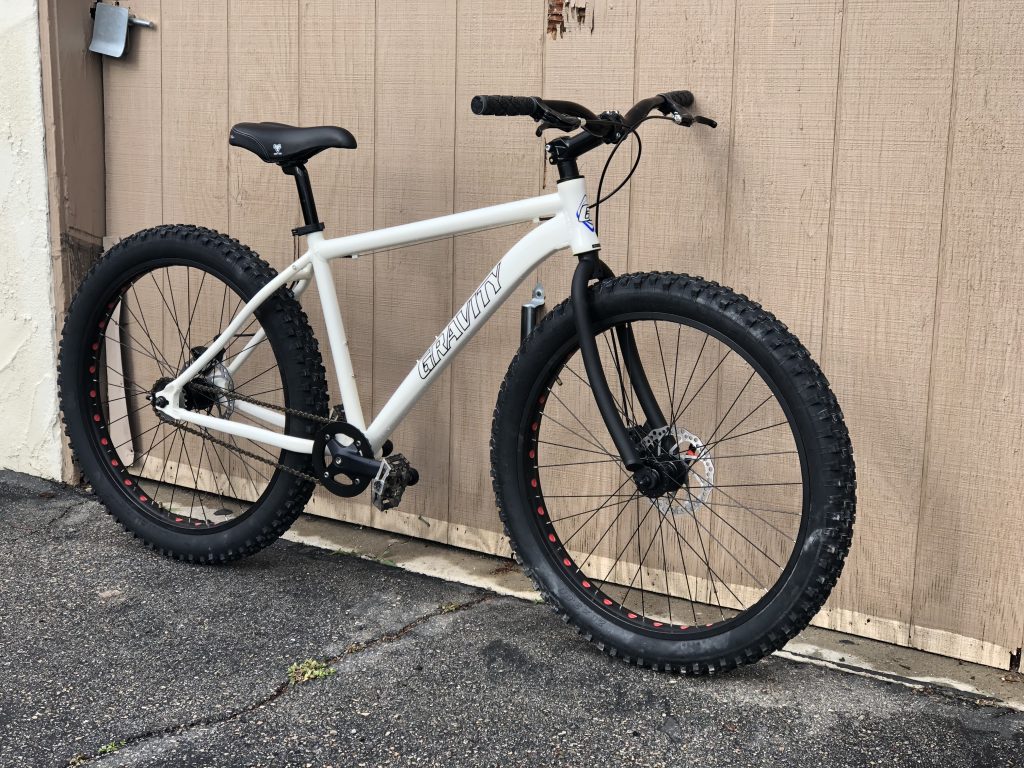 Gravity Deadeye Single Speed Fat Tire Bike